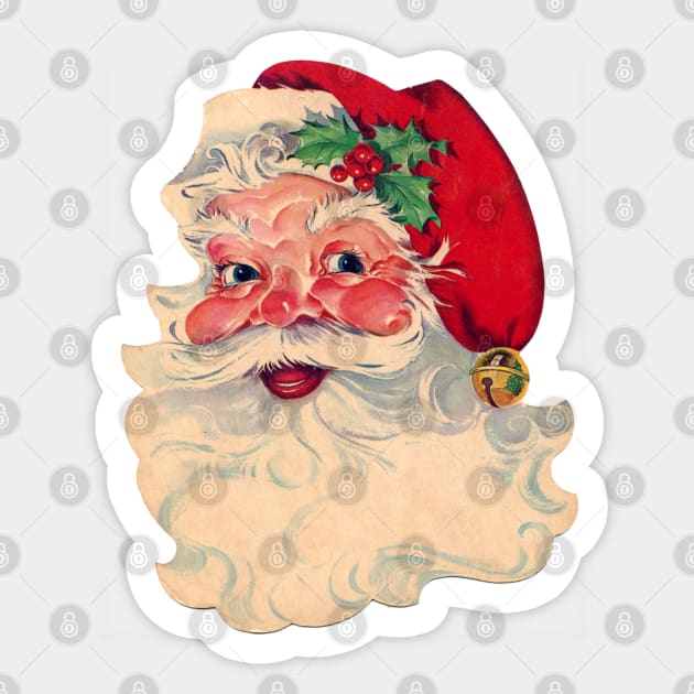 Vintage Santa Claus Sticker by chriswig